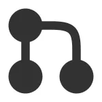Git Merge SVG Icon